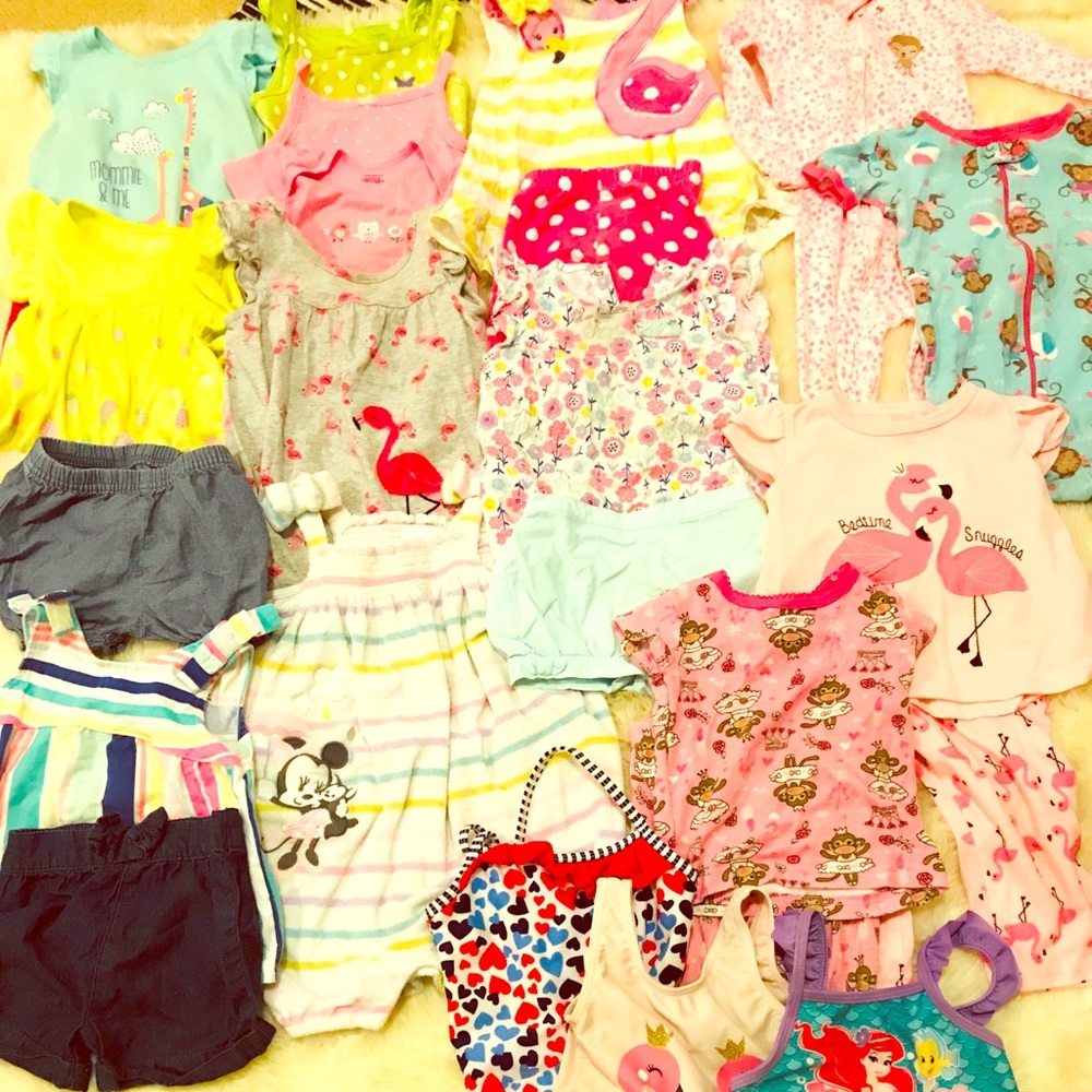 12 Month Baby Girl Bundle 24 Pieces!